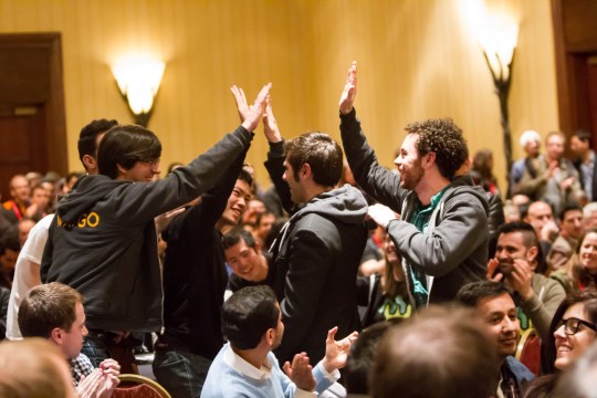 Crowd at SXSW Accelerator. Photo by Tim Strauss.