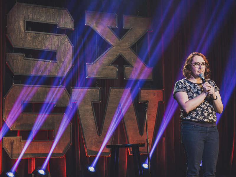 Emily Heller | SXSW Comedy on Showtime | SXSW Comedy With Natasha Leggero | SXSW 2016 . Photo courtesy Showtime.