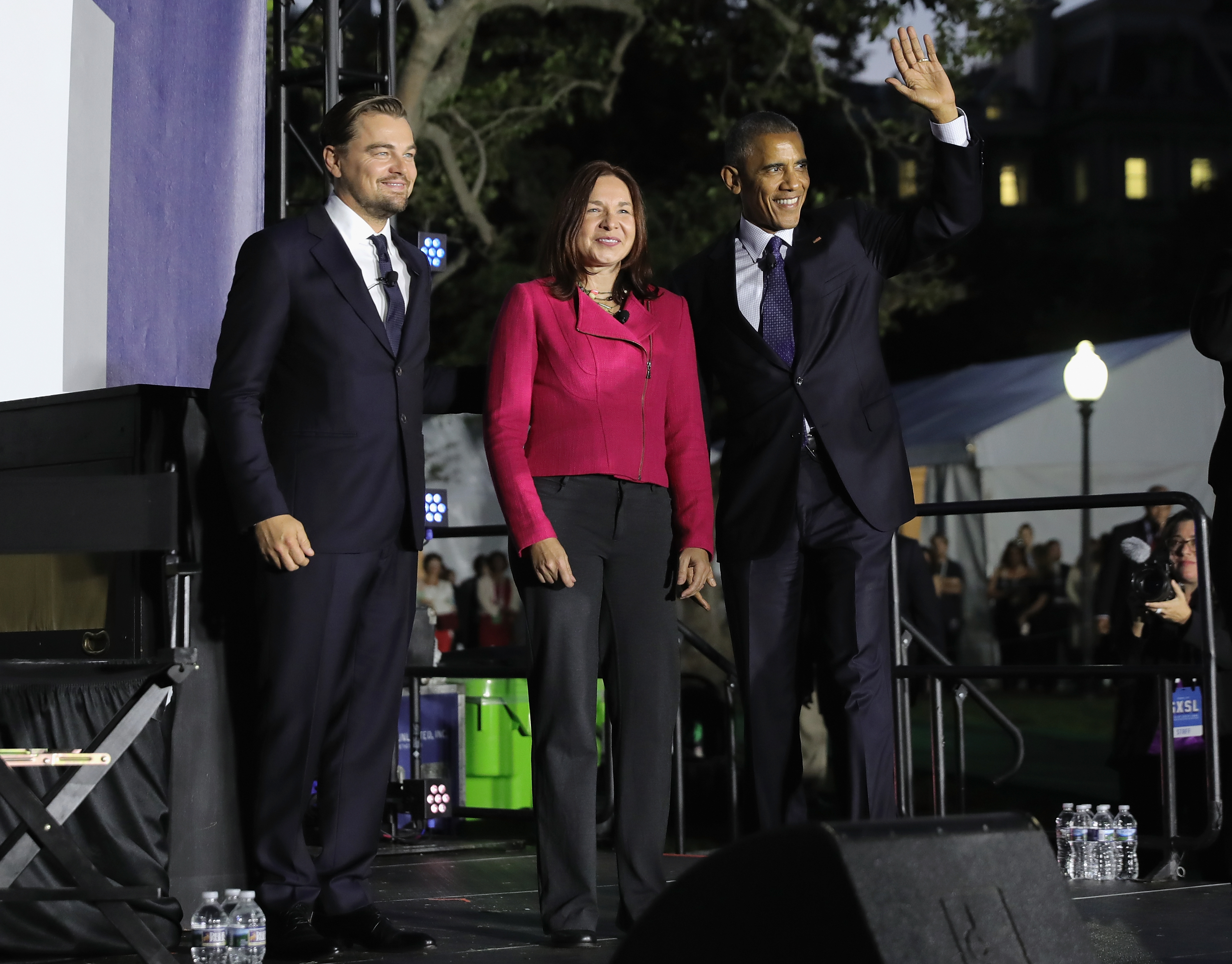 President Obama in Conversation with Leonardo DiCaprio and Dr. Katharine Hayhoe - South By South Lawn