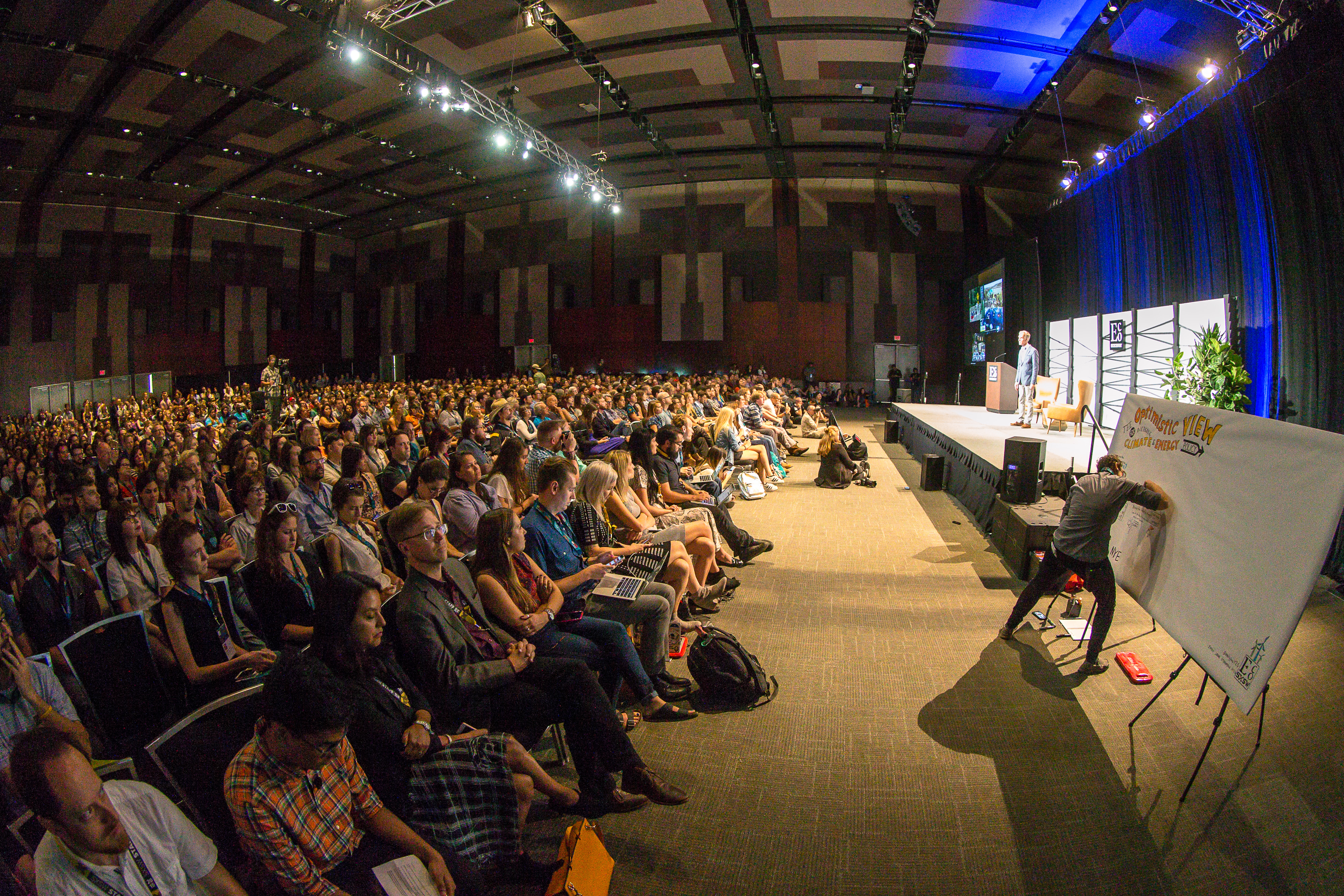 SXSW Eco 2016 – Bill Nye Keynote: The Optimistic View for Merging Energy and Climate Policies – Photo by Steve Rogers
