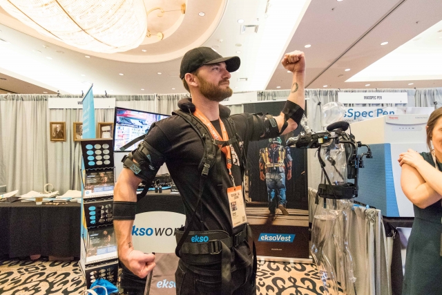 SXSW Interactive Innovation Awards 2018 Finalist Showcase Winner EksoVest - Photo by Steven Snow