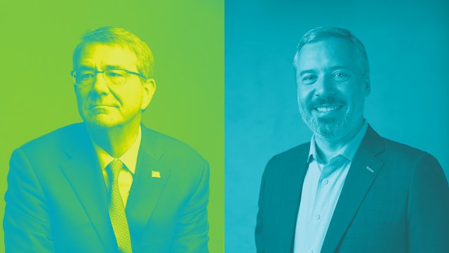 Ash-Carter-with-Horacio-Rozanski-Booz-Allen-2019