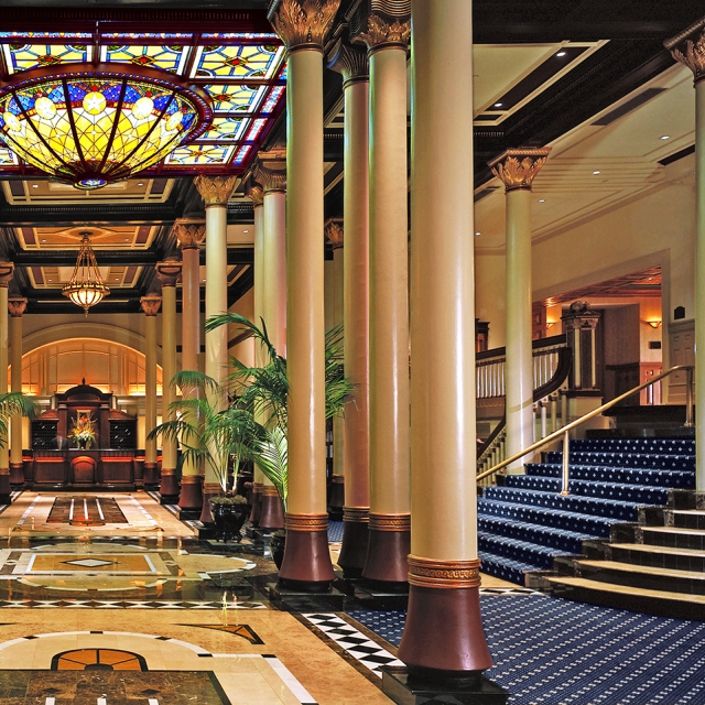 Driskill Hotel Lobby in Austin, Texas
