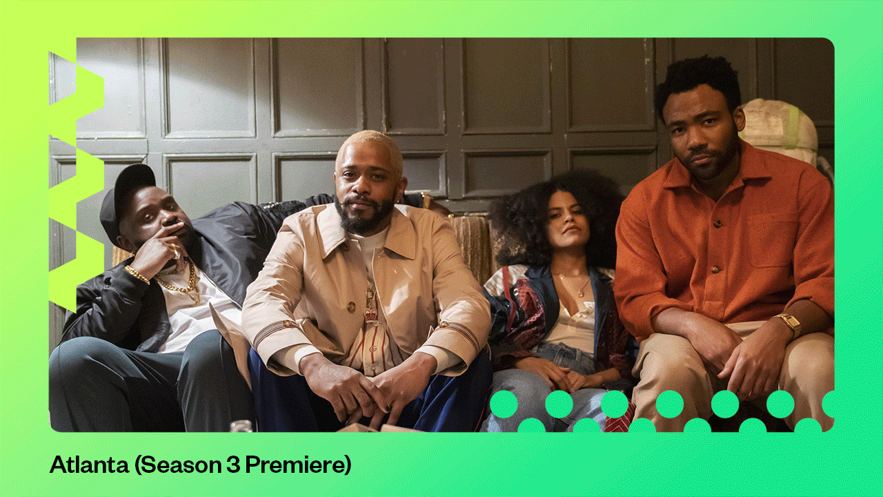 Top Film Stills: Atlanta (Season 3 Premiere); Bodies Bodies Bodies; DMZ; Apollo 10 1/12: A Space Age Childhood; The Unbearable Weight of Massive Talent; and X