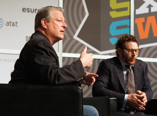 Al Gore and Sean Parker – SXSW 2012 – Photo by Heather Kennedy/WireImage