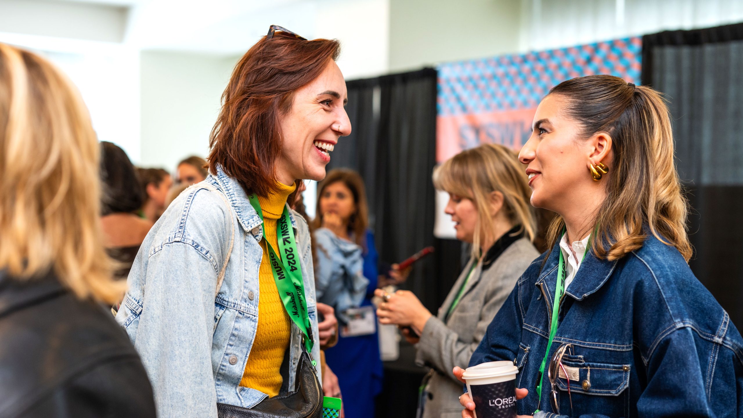 Networking at SXSW 2024 Women In Music Meet Up - Photo by Tico Mendoza